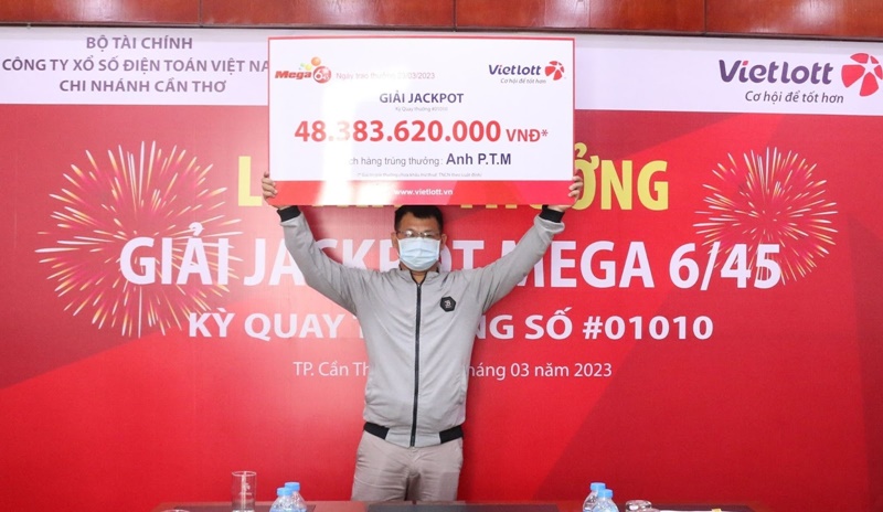 Cơ cấu giải thưởng khi người chơi trúng số Vietlott